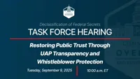 Restoring Public Trust Through UAP Transparency and Whistleblower Protection